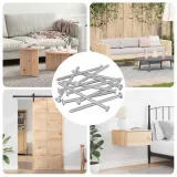 sruby-meblowe-1000-pcs-srebrny-stal-stan-nowy