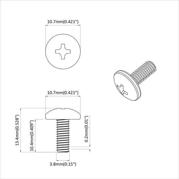 sruby-oslonowe-2-pcs-czarny-m4-x-10-mm-stal-marka-vidaxl
