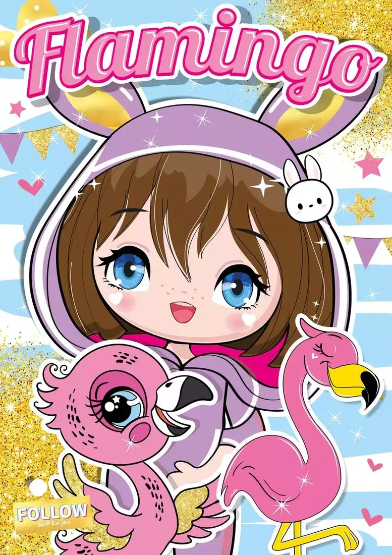 flamingo-kolorowanka