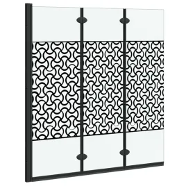 oslona-prysznicowa-czarny-i-przezroczysty-130-x-130-cm