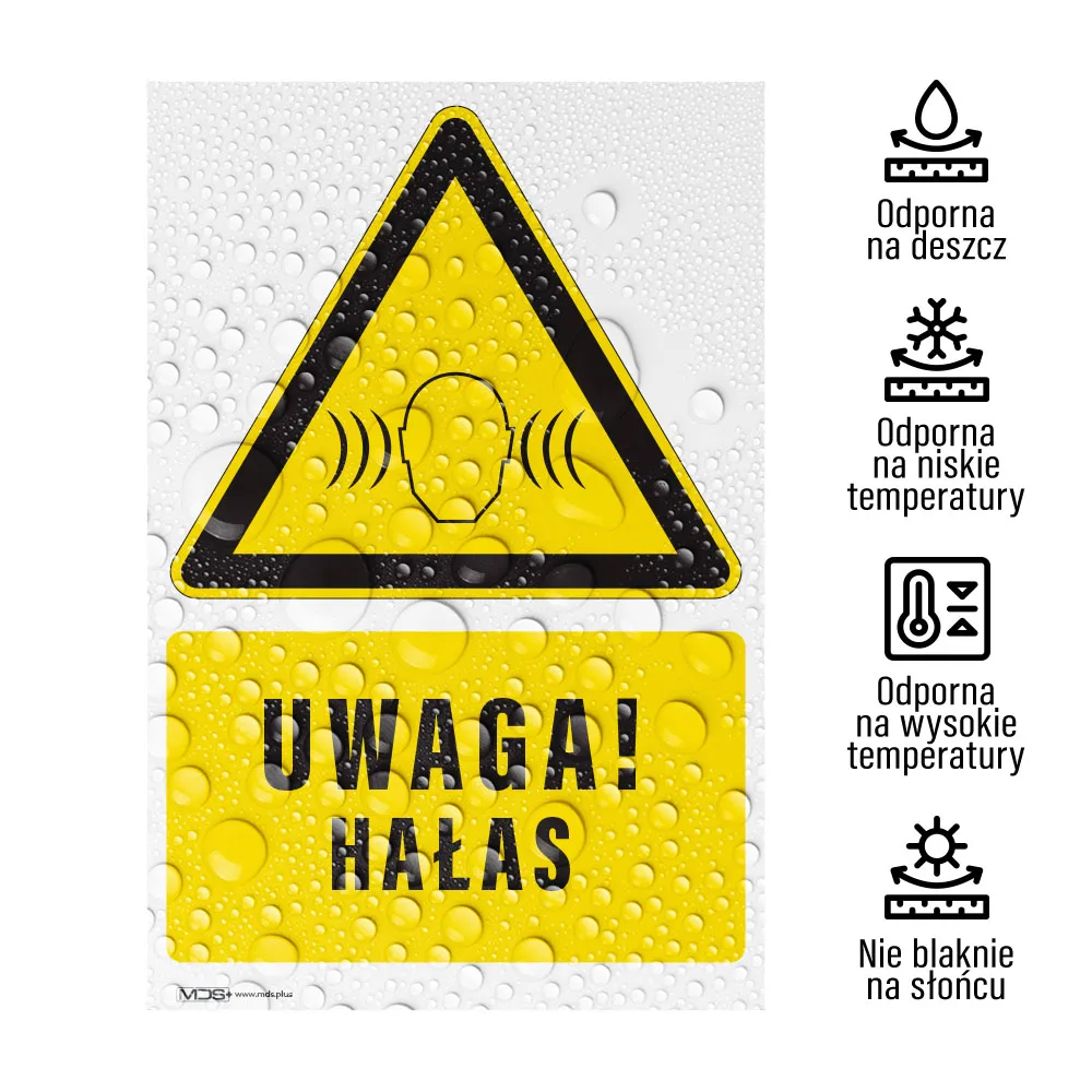 tabliczka-uwaga-halas-40x60-cm
