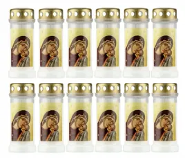 znicz-parafinowy-bolsius-maria-z-dzieciatkiem-70-h-godz-12-sztuk
