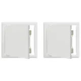 panel-dostepu-2-pcs-bialy-23-x-23-x-3-cm-stal