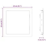 panel-dostepu-2-pcs-bialy-23-x-23-x-3-cm-stal-stan-nowy