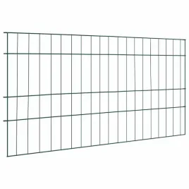 zestaw-ogrodzenia-stawu-5-pcs-zielony-100-x-50-cm-stal