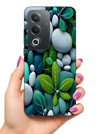 etui-case-do-oppo-a3-pro-5g-a80-5g-kamienie-liscie-wzorki