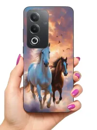 etui-case-do-oppo-a3-pro-5g-a80-5g-konie-koniki-zwierzeta
