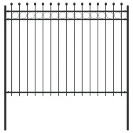ogrodzenie-ring-czarny-200-x-200-cm-stal-malowana-proszkowo