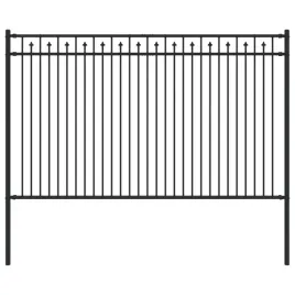 ogrodzenie-ze-szpikulcem-czarny-200-x-166-cm