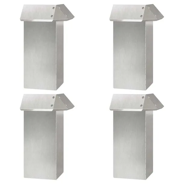 ploty-slimakowe-8-pcs-srebrny-stal-nierdzewna-wysokosc-produktu-25-cm