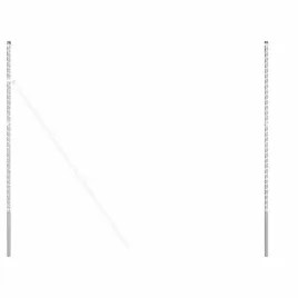 slupek-ogrodzeniowy-12-pcs-srebrny-stal-malowana-proszkowo