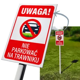 tabliczka-nie-parkowac-na-trawniku-slupek-50-cm