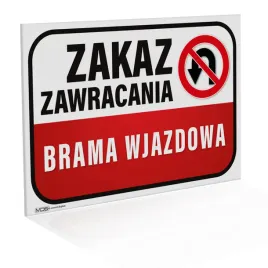 tablica-zakaz-zawracania-brama-wjazdowa-42x60-cm