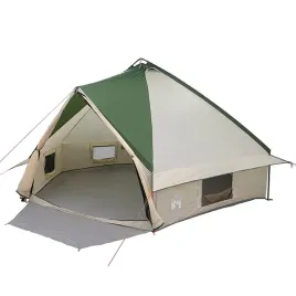 namiot-teepee-z-dachem-zielony-i-bialy-490-x-410-x-210-cm