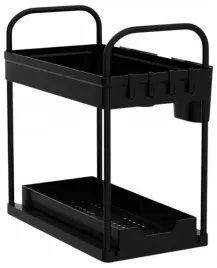 gemwon-organizer-kuchenny-2-poziomy-wysuwany-kosz-2-sztuki-czarny