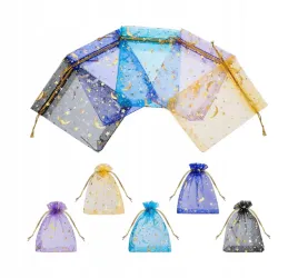 fuyamp-100-woreczkow-z-organzy-9x12-cm-gwiazdy-ksiezyc-prezent-diy-swieta