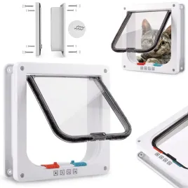 drzwiczki-wahadlowe-4-way-dla-psa-kota-dzrwi-z-klapka-dwustronne-xl-biale