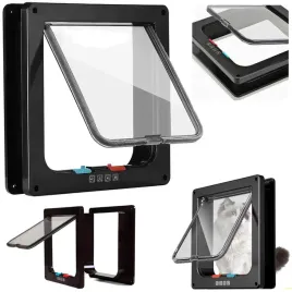 drzwiczki-wahadlowe-4-way-dla-psa-kota-dzrwi-z-klapka-dwustronne-xl-czarne