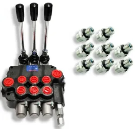 rozdzielacz-hydrauliczny-3-sekcyjny-40l-03p40-przylacza-zestaw-presko