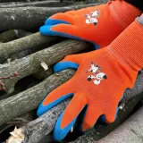 rekawice-dzieciece-orange-lateks-bradas-rozmiar-2-stan-nowy