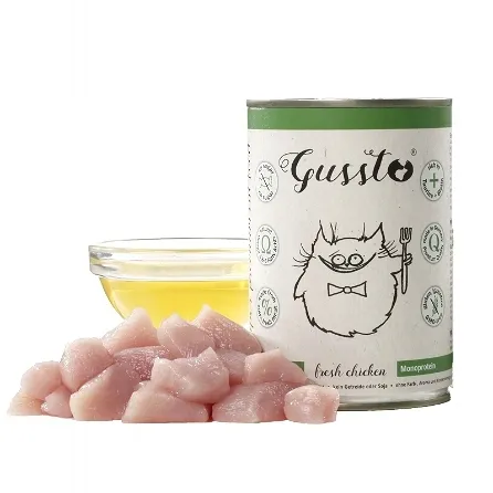 Gussto Karma dla kota Fresh Chicken Kurczak 400g SuperPremium Smakowita