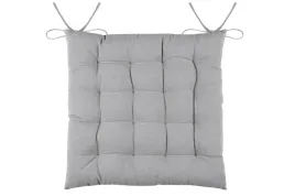 poduszka-na-krzeslo-duo-38x38-cm-szara-bawelna-troczki-siedzenie-pikowana