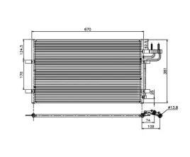 ford-c-max-07-10-skraplacz-chlodnica-klimatyzacji