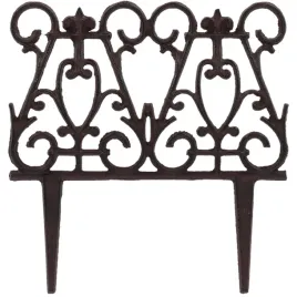 plotek-ogrodowy-palisada-zeliwna-obrzeze-dekoracyjne-do-ogrodu-26xh275-cm