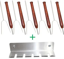 widelki-nierdzewne-kije-na-ognisko-biwak-5szt-orzech-inox-dlugie-145cm