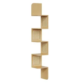 regal-na-ksiazki-narozny-z-rattanowymi-panelami-5-polek-oszczednosc-miejsca