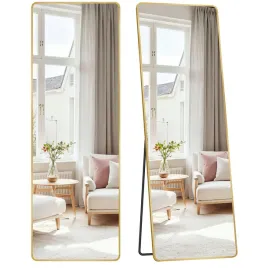duze-lustro-stojace-ze-zlota-rama-160x50-cm-prostokatne-waska-rama