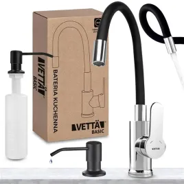 bateria-kuchenna-elastyczna-gietka-stojaca-wylewka-kran-chrom-dozownik