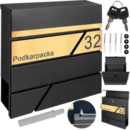 skrzynka-pocztowa-z-numerem-przeznaczona-na-korespondencje-wykonana-z-laminatu-i-szczotkowanej-stali