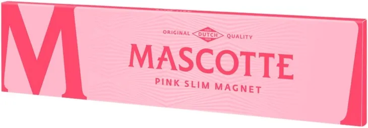 Bibułki Bletki MASCOTTE Pink Slim Size Magnetic 34szt.