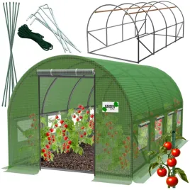 tunel-foliowy-4-segmentowy-zielony-6x3x2m-140g-m3-solidny-foliak-ogrodowy