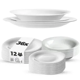 serwis-obiadowy-zestaw-talerzy-36szt-talerze-komplet-zastawa-obiadowa-bialy