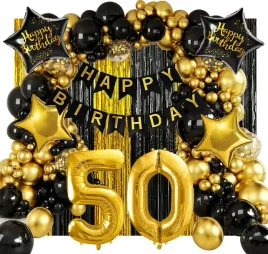 dekoracje-balony-scianka-zestaw-balonow-na-50-urodziny-120-szt