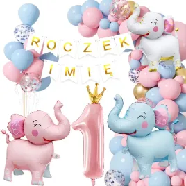 balony-zestaw-balonow-na-1-urodziny-girlanda-roczek-imie-slon-75-szt