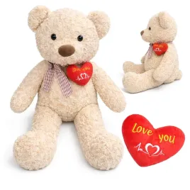 maskotka-pluszak-mis-z-kokarda-serce-love-walentynki-bezowy-65-cm