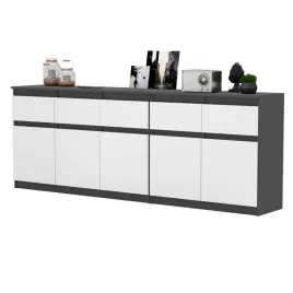 komoda-antracyt-bialy-5-szuflad-5-drzwi-duza-komoda-200-cm-zestaw-do-salonu