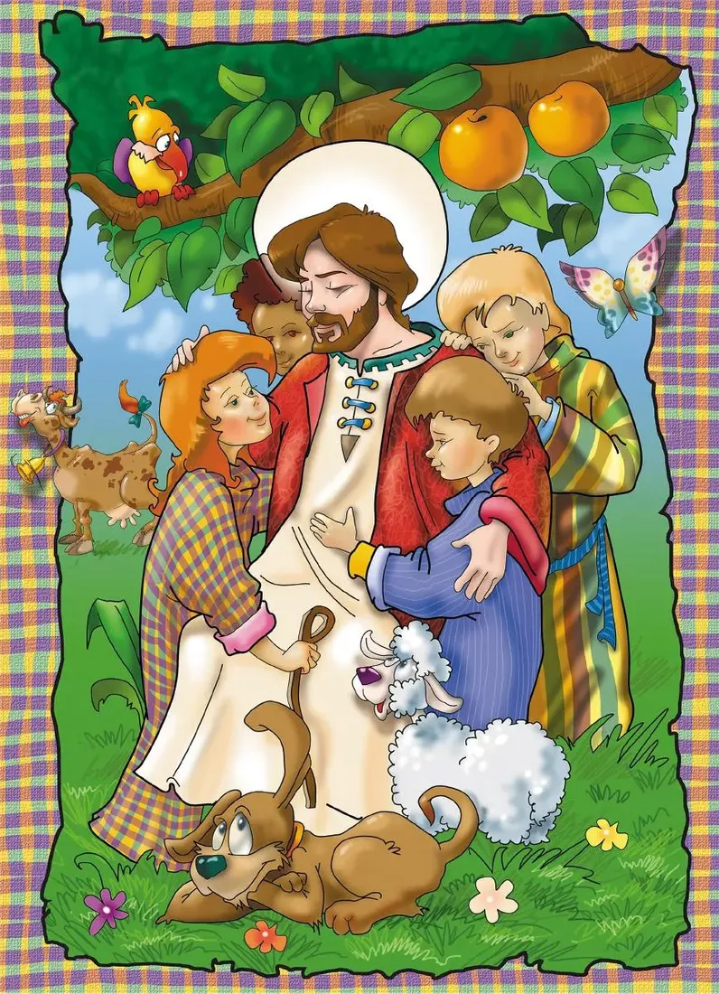puzzle-15-elementow-jezus-wsrod-dzieci
