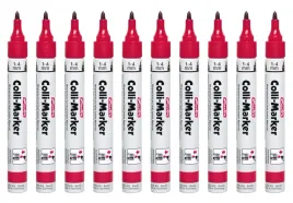 marker-mazak-wodoodporny-herlitz-colli-czerwony-10-sztuk