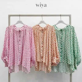 bluzka-koszula-aniol-w-grochy-firmy-wiya