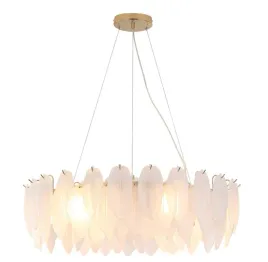 lampa-wiszaca-leaf-6-punktowa-szklana-bialo-zlota-f-80cm