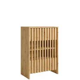 dwudrzwiowa-komoda-60-cm-velvio-z-lamelami-do-przedpokoju-dab-artisan