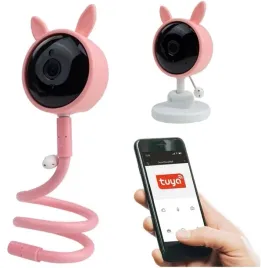 niania-elektroniczna-kamera-krolik-rozowy-sterowanie-wifi-aplikacja-tuya