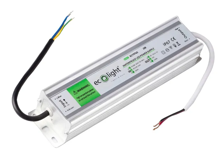 Zasilacz do Taśm LED Hermetyczny Wodoodporny 120W 12V 10A IP67 Ecolight