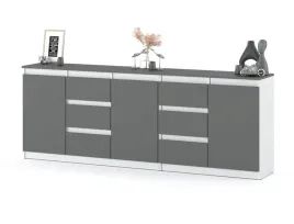komoda-lux-bialy-antracyt-200-duza-komoda-6-szuflad-3-drzwi-zestaw-meblowy