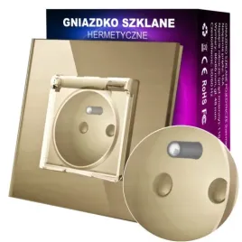 gniazdko-gniazdo-elektryczne-szklane-zlote-hermetyczne-kontakt-ip44