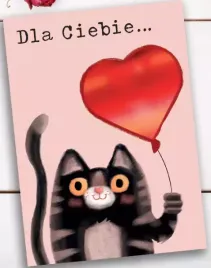 karnet-b6-walentynki-kot-z-balonem